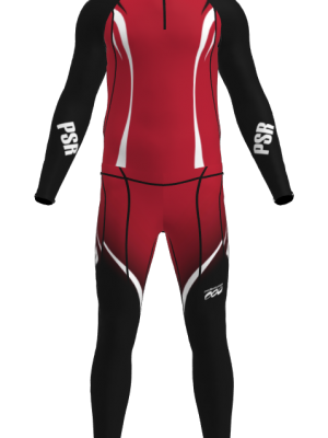 Podiumwear Unisex Gold Two-Piece Race Suit
