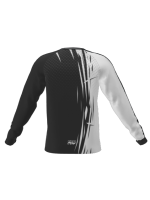 Podiumwear Unisex Silver Long Sleeve Tech Tee - New Fabric 2025!