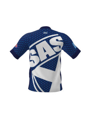 Podiumwear Men's Silver Short Sleeve MTB Jersey - New Fabric 2025!