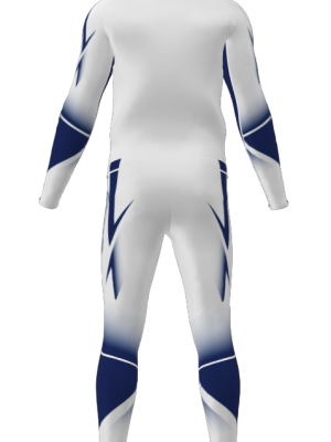Podiumwear Unisex Gold Two-Piece Race Suit