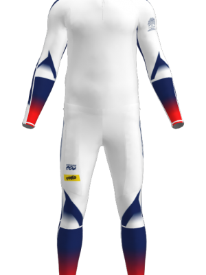 Podiumwear Unisex Gold Two-Piece Race Suit