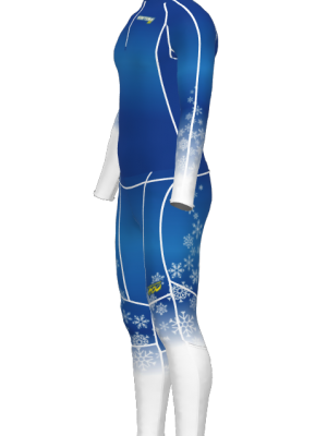 Podiumwear Unisex Gold Two-Piece Race Suit