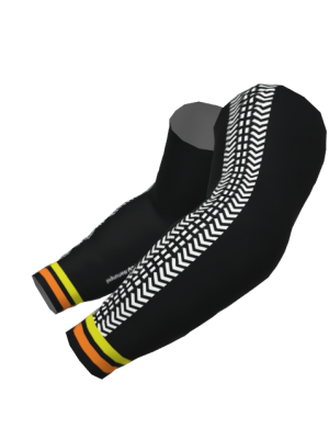 Podiumwear Dyed Black Armwarmers