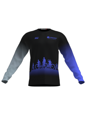Podiumwear Unisex Silver Long Sleeve Tech Tee - New Fabric 2025!