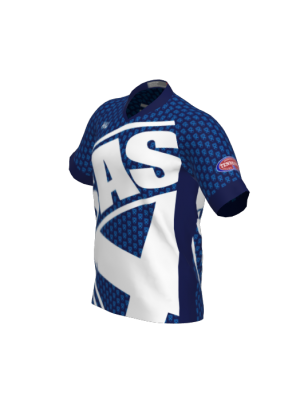Podiumwear Men's Silver Short Sleeve MTB Jersey - New Fabric 2025!