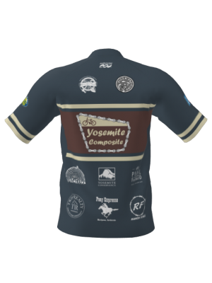 Podiumwear Men's Silver Short Sleeve MTB Jersey