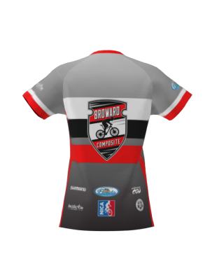 Podiumwear Women's Silver Short Sleeve MTB Jersey - NEW FABRIC 2025!