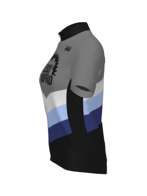 Podiumwear Women's Silver Full Zip Jersey