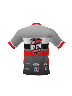 Podiumwear Men's Silver Short Sleeve MTB Jersey - New Fabric 2025!