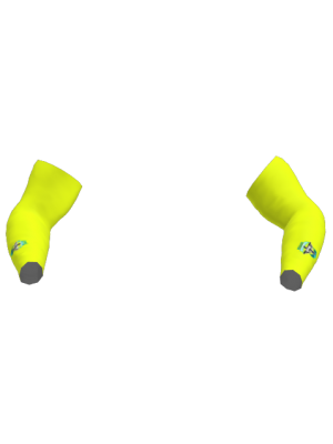 Podiumwear Dyed Black Armwarmers