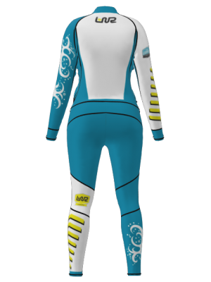 Podiumwear Women's Gold Two-Piece Race Suit