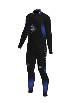 Podiumwear Unisex Gold Two-Piece Race Suit