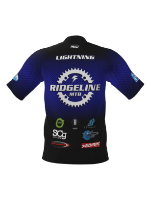 Podiumwear Men's Silver Short Sleeve MTB Jersey - New Fabric 2025!