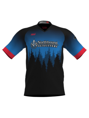Podiumwear Men's Silver Short Sleeve MTB Jersey - New Fabric 2025!
