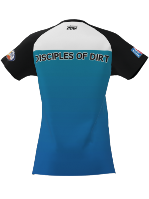 Podiumwear Women's Silver Short Sleeve MTB Jersey - NEW FABRIC 2025!