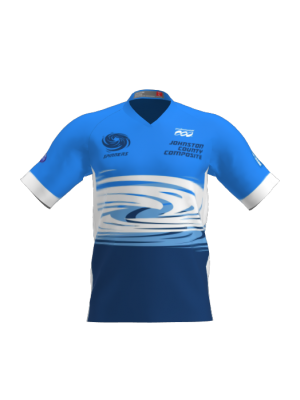 Podiumwear Men's Silver Short Sleeve MTB Jersey - New Fabric 2025!