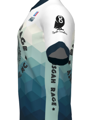 Podiumwear Men's Silver Short Sleeve MTB Jersey - New Fabric 2025!