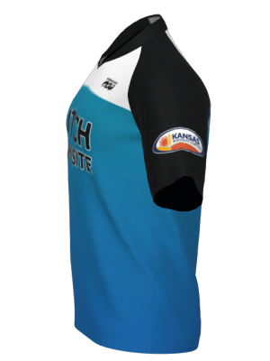 Podiumwear Men's Silver Short Sleeve MTB Jersey - New Fabric 2025!