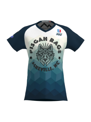 Podiumwear Women's Silver Short Sleeve MTB Jersey - NEW FABRIC 2025!