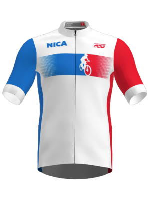 Podiumwear Men's Silver Full Zip Jersey