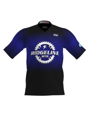 Podiumwear Men's Silver Short Sleeve MTB Jersey - New Fabric 2025!