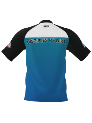 Podiumwear Men's Silver Short Sleeve MTB Jersey - New Fabric 2025!