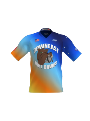 Podiumwear Men's Silver Short Sleeve MTB Jersey - New Fabric 2025!