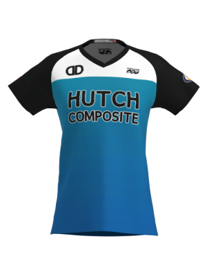 Podiumwear Women's Silver Short Sleeve MTB Jersey - NEW FABRIC 2025!