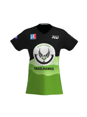 Podiumwear Women's Silver Short Sleeve MTB Jersey - NEW FABRIC 2025!