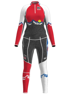 Podiumwear Women's Gold Two-Piece Race Suit