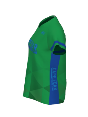 Podiumwear Women's Silver Short Sleeve MTB Jersey - NEW FABRIC 2025!