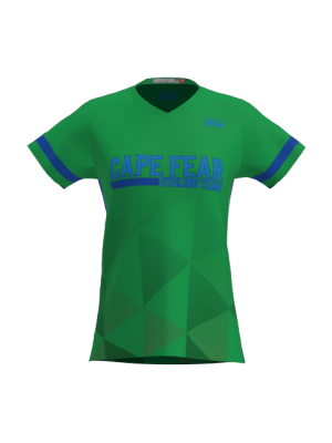 Podiumwear Women's Silver Short Sleeve MTB Jersey - NEW FABRIC 2025!
