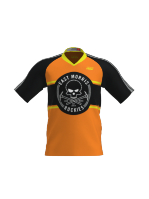 Podiumwear Men's Silver Short Sleeve MTB Jersey - New Fabric 2025!