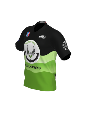 Podiumwear Men's Silver Short Sleeve MTB Jersey - New Fabric 2025!