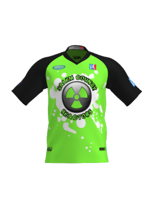 Podiumwear Men's Silver Short Sleeve MTB Jersey - New Fabric 2025!