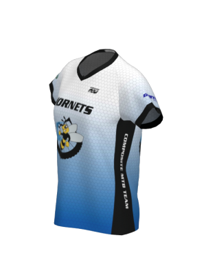 Podiumwear Women's Silver Short Sleeve MTB Jersey - NEW FABRIC 2025!