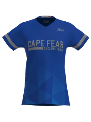 Podiumwear Women's Silver Short Sleeve MTB Jersey - NEW FABRIC 2025!