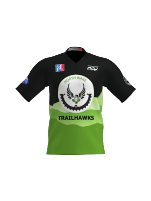 Podiumwear Men's Silver Short Sleeve MTB Jersey - New Fabric 2025!