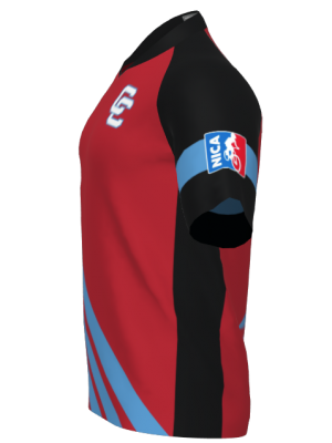 Podiumwear Men's Silver Short Sleeve MTB Jersey - New Fabric 2025!