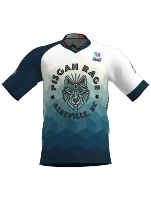 Podiumwear Men's Silver Short Sleeve MTB Jersey - New Fabric 2025!
