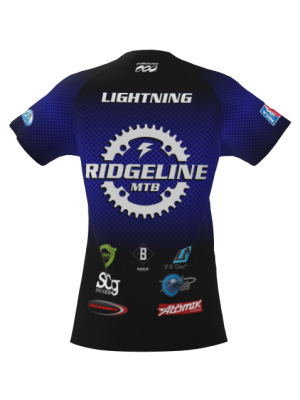 Podiumwear Women's Silver Short Sleeve MTB Jersey - NEW FABRIC 2025!