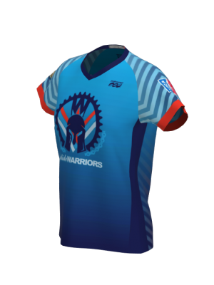 Podiumwear Women's Silver Short Sleeve MTB Jersey - NEW FABRIC 2025!