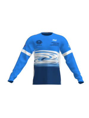 Podiumwear Unisex Silver Long Sleeve Tech Tee - New Fabric 2025!