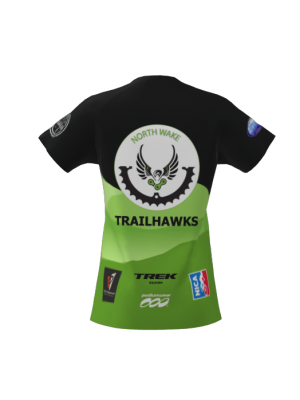 Podiumwear Women's Silver Short Sleeve MTB Jersey - NEW FABRIC 2025!