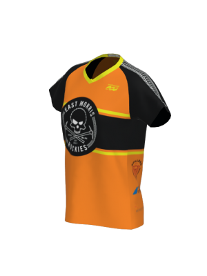 Podiumwear Women's Silver Short Sleeve MTB Jersey - NEW FABRIC 2025!