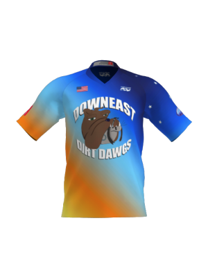Podiumwear Men's Silver Short Sleeve MTB Jersey - New Fabric 2025!