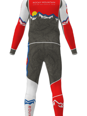 Podiumwear Unisex Gold Two-Piece Race Suit