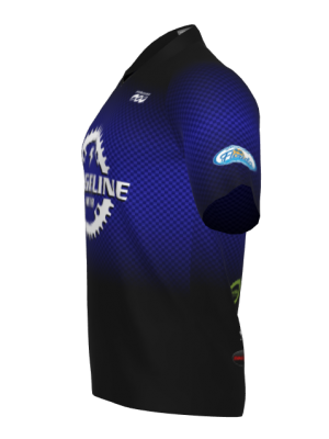 Podiumwear Men's Silver Short Sleeve MTB Jersey - New Fabric 2025!