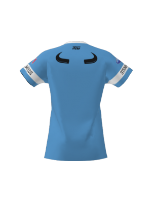 Podiumwear Women's Silver Short Sleeve MTB Jersey - NEW FABRIC 2025!