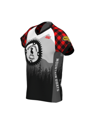 Podiumwear Women's Silver Short Sleeve MTB Jersey - NEW FABRIC 2025!